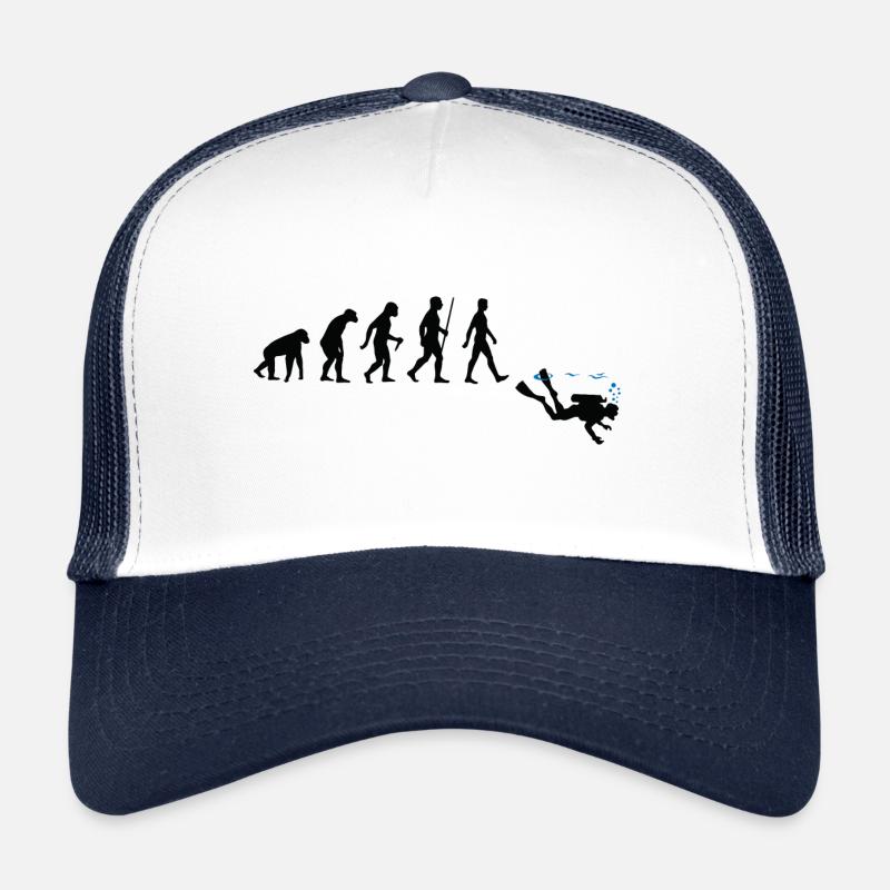 Evolution Of Man Funny Scuba Diving geschenk Trucker Cap