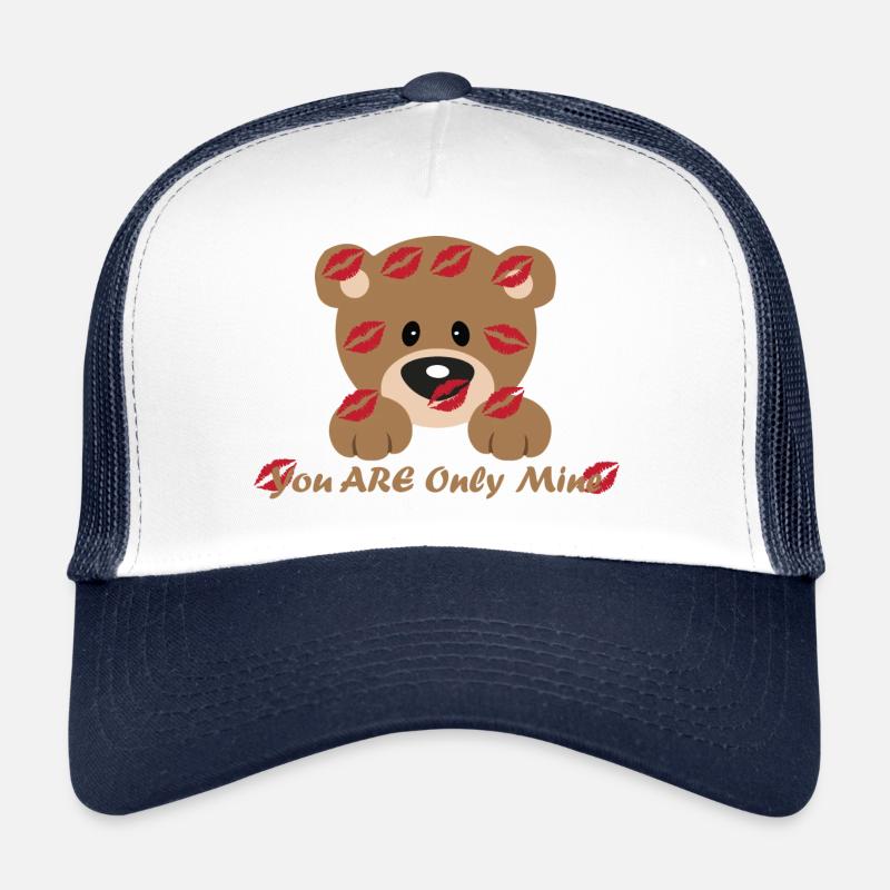 Teddy Süsses Teddybär Bär Geschenk Liebe Trucker Cap