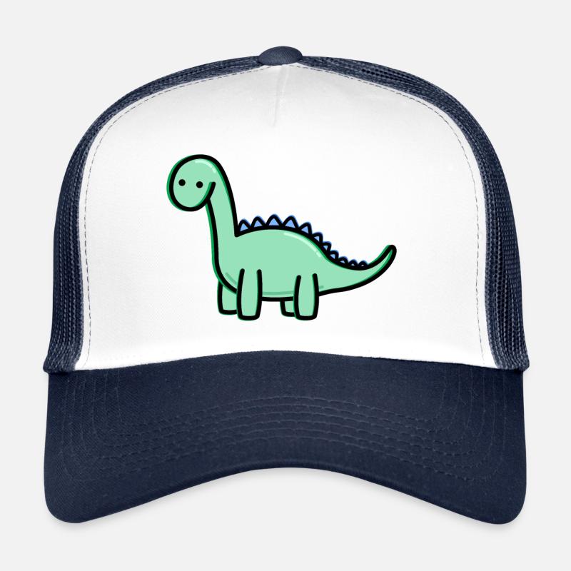 Süßer Dino - Trucker Cap - Weiß/Navy