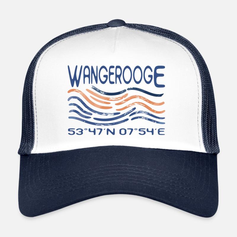 Wangerooge GPS coordinates Trucker Cap