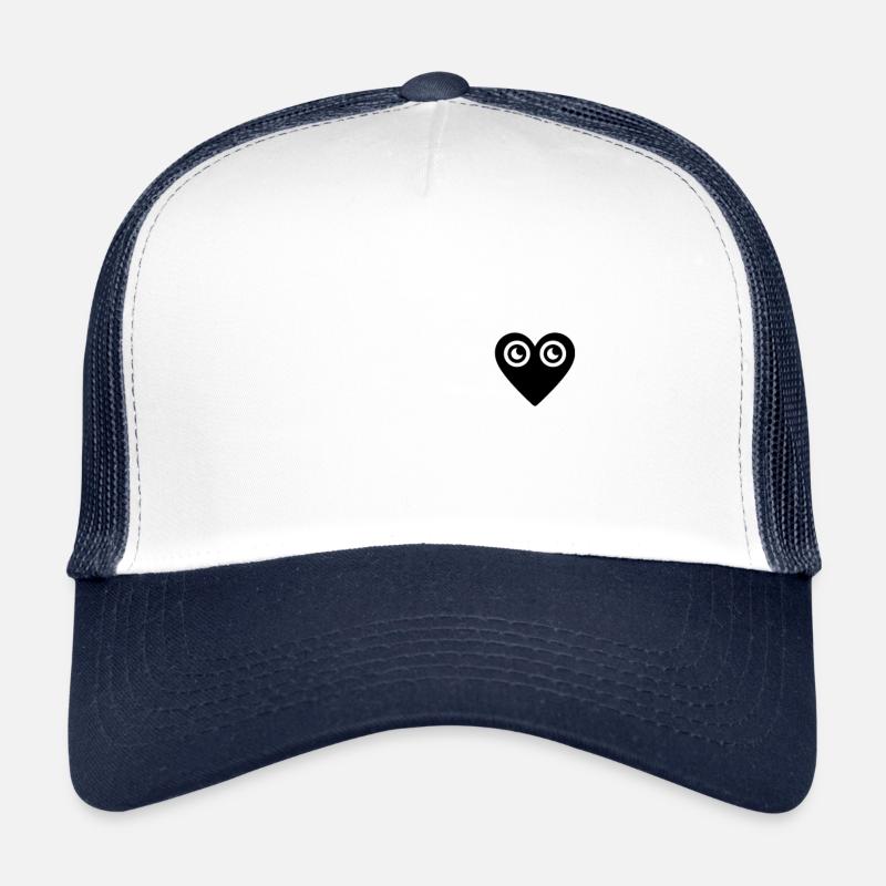 Yeux de coeur Casquette trucker 