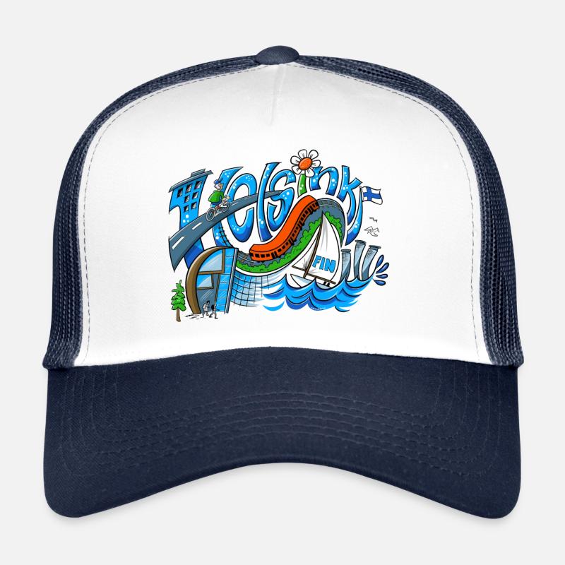 HELSINKI FRESH SUMMER DRAWING - See 165 products Trucker Cap