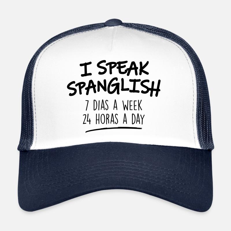 JE PARLE SPANGLISH Casquette trucker 