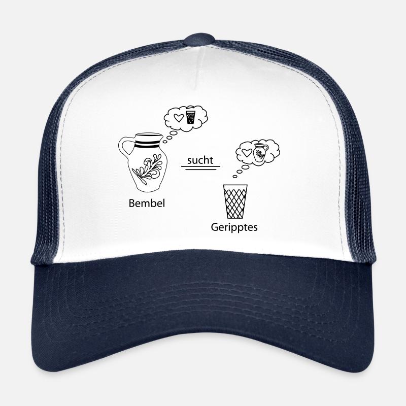 Denkblasen Bembel und Geripptes Trucker Cap