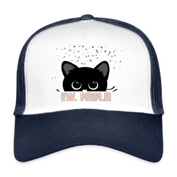 Ew, People! - Trucker Cap - white/navy - Front