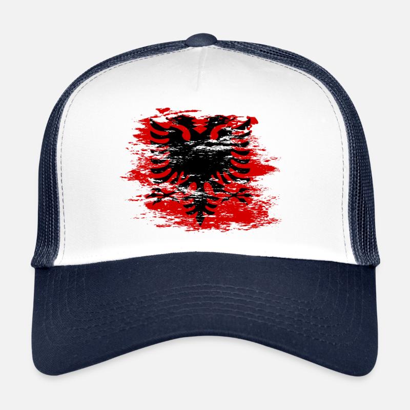 Albanien Flagge used Trucker Cap