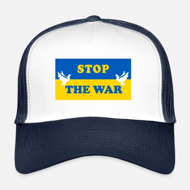 Stop The War Ukraine War Russia Putin Peace Trucker Cap