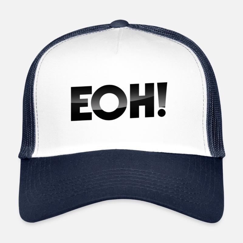 EHO! 🙅🏻‍♀️ - Trucker Cap - white/navy