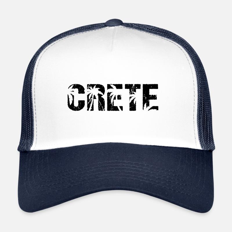 Crète Grèce Crète Île de Crète Casquette trucker 