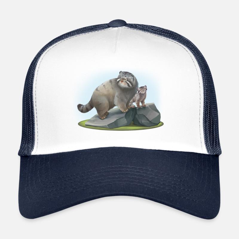 Manul Cat est un alpiniste Casquette trucker 
