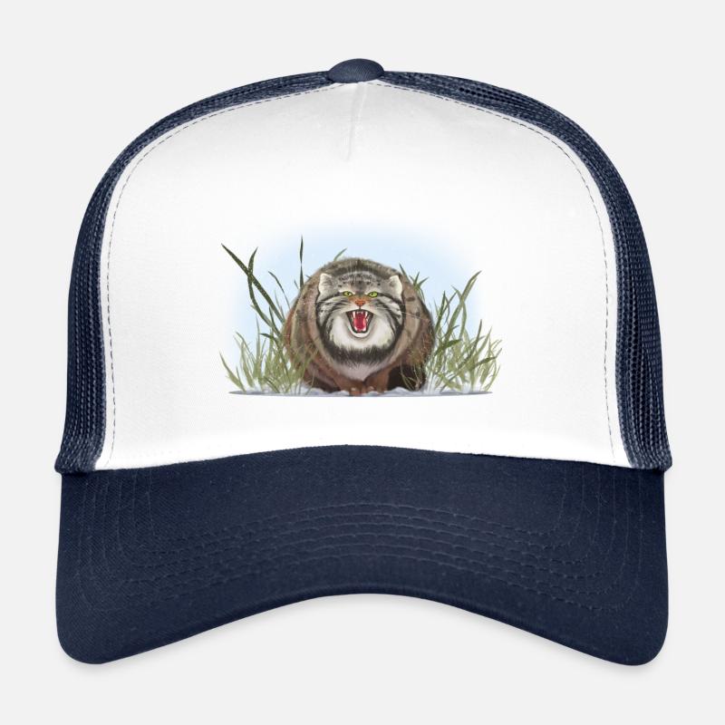 Manul n’aime pas caresser Casquette trucker 