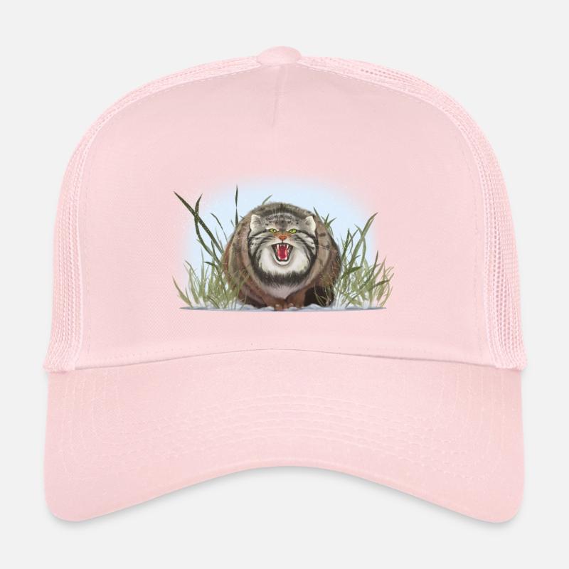 Manul n’aime pas caresser Casquette trucker 