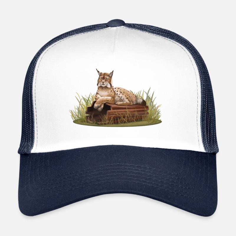 Lynx - Chat - Famille de chats - Animaux - Faune Casquette trucker 