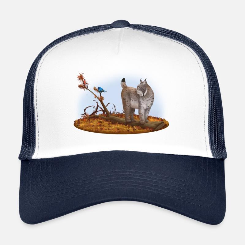 Lynx dans la nature - Chat - Famille de chats Casquette trucker 