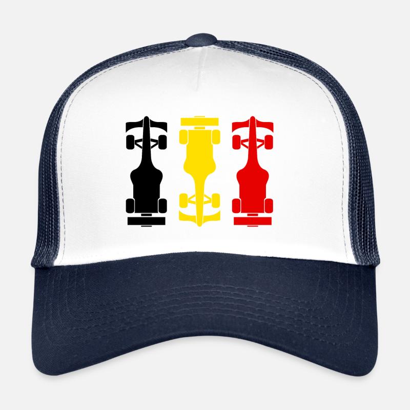 Formule Belgique Formula Racing Belgium Drapeau Casquette trucker 