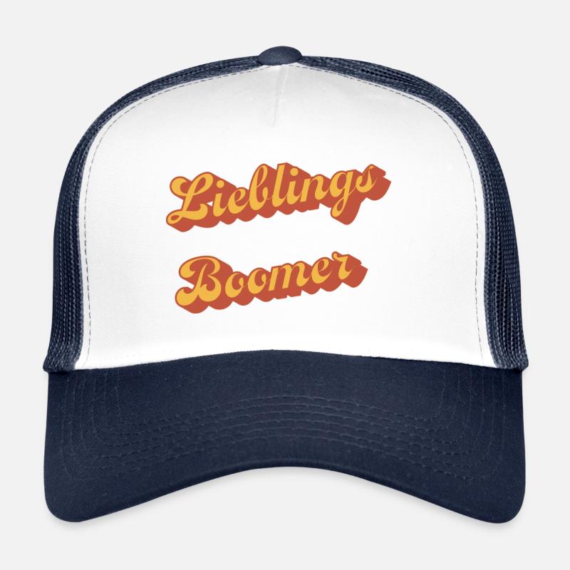Liebling Boomer Retro Script Trucker Cap