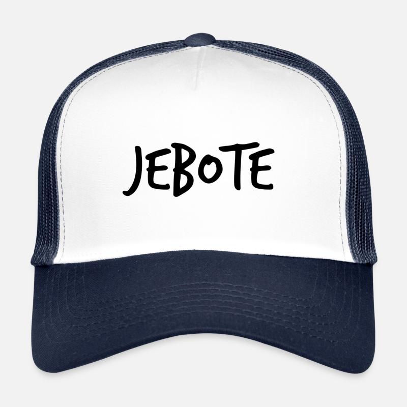 Jebote - Trucker Cap - Weiß/Navy