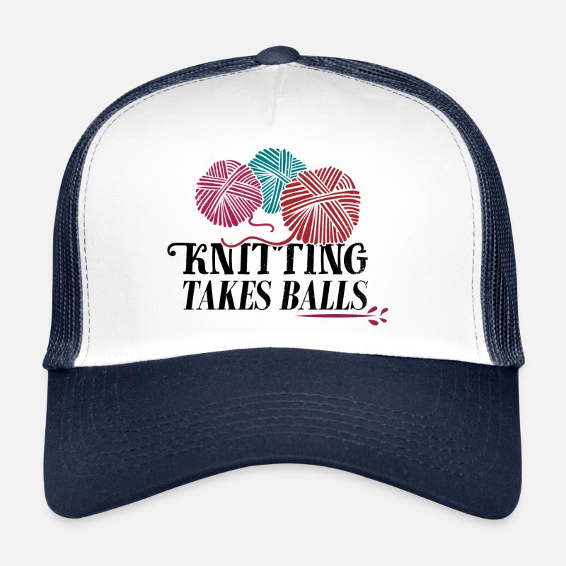 Knitting takeballs Trucker Cap