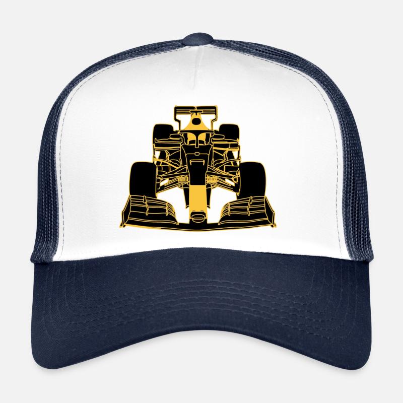 Rennwagen gelb Trucker Cap
