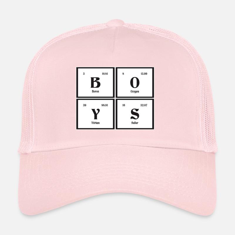 Garçons | Tableau périodique des éléments Casquette trucker 