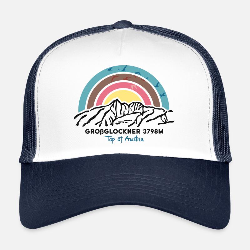 Großglockner Randonnée Alpinisme En Autriche Casquette trucker 