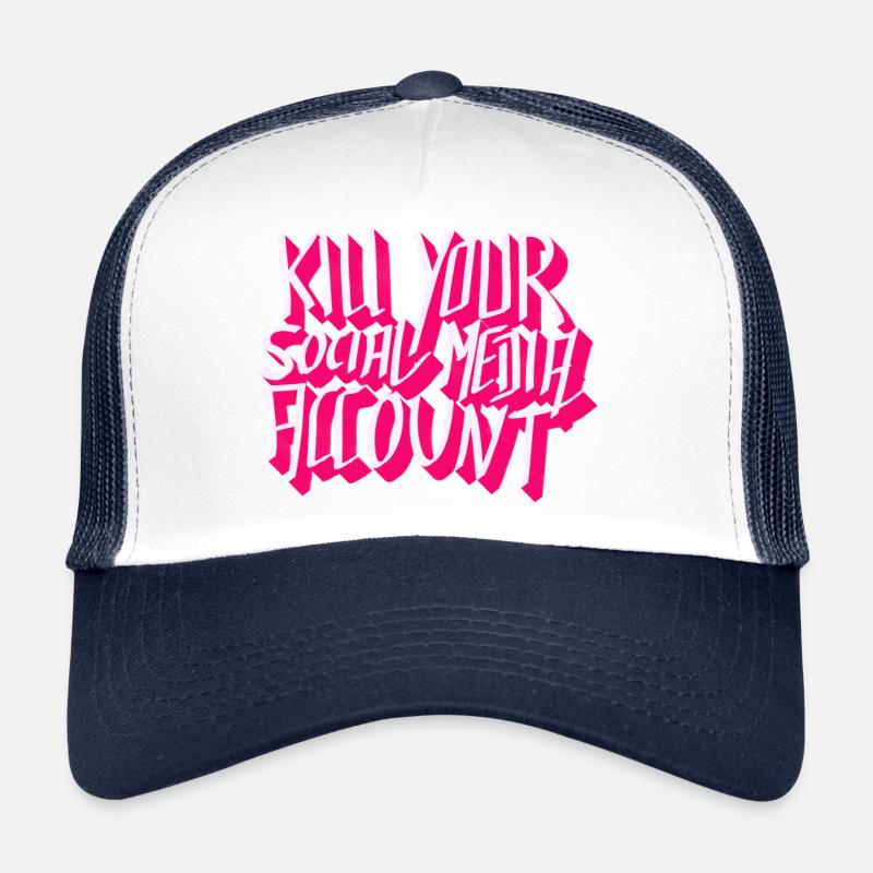 Social media suckz Trucker Cap
