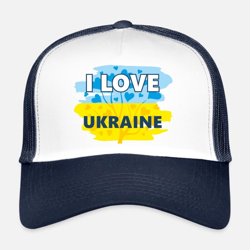 Ich liebe die Ukraine Trucker Cap