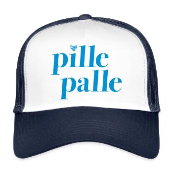 pillepalle - Trucker Cap - Weiß/Navy - Vorne