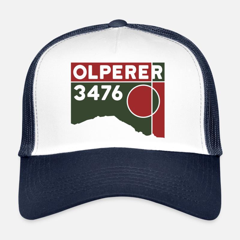 Olperer Mountaineering Tour Ascent Normal Way Souvenir Trucker Cap