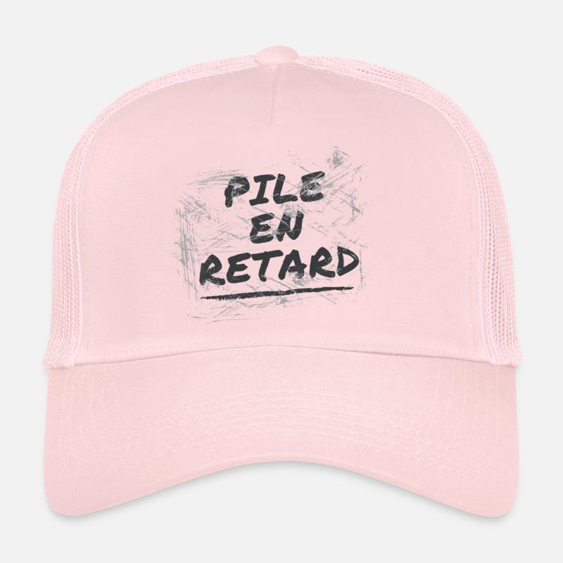 Pile en retard Casquette trucker 