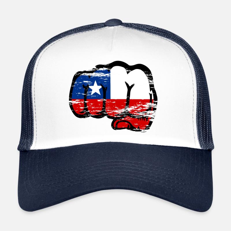 Chile Flagge Faust used Trucker Cap