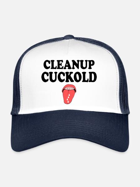 cuckold - Trucker Cap - white/navy - Front