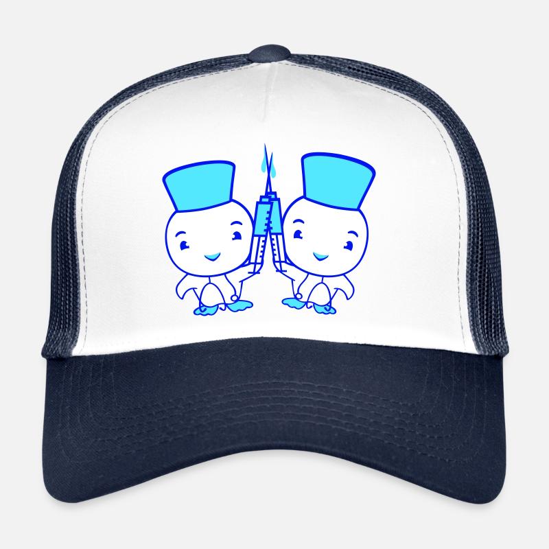 2 Canards Infirmière Docteur Seringue Amis Équipage Casquette trucker 