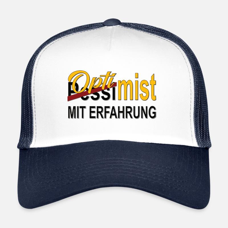Optimist mit Erfahrung Geschenk Trucker Cap