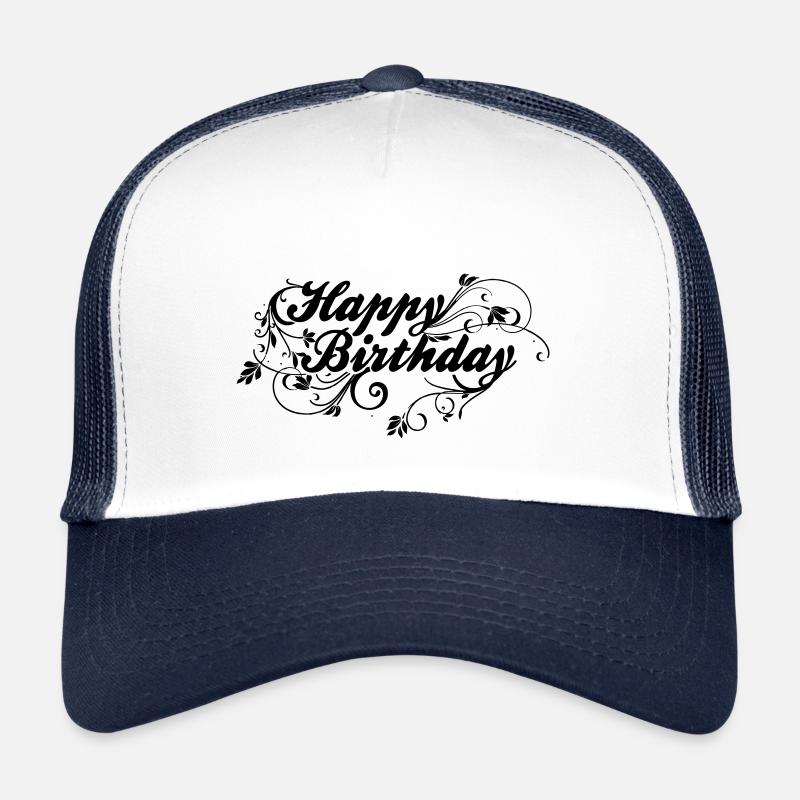 Happy Birthday Trucker Cap