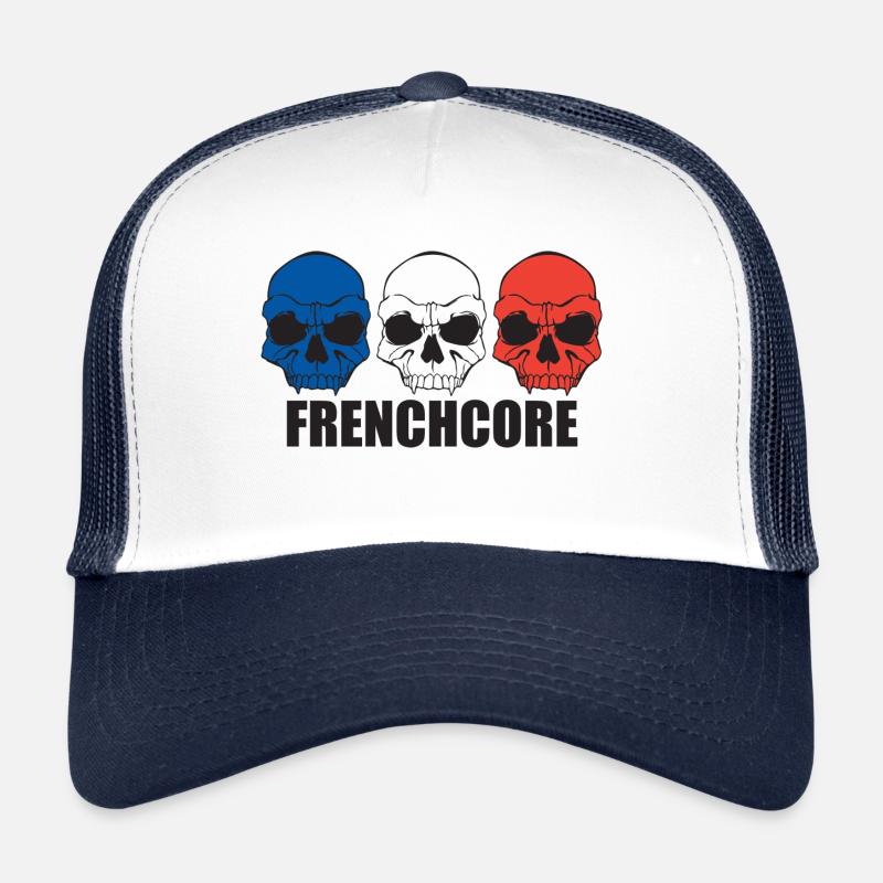 Frenchcore - Trucker Cap - white/navy