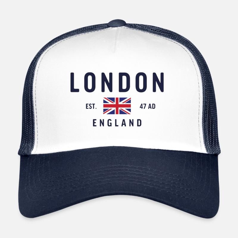 Londres Eengland Est 47 AD Vintage Classic Casquette trucker