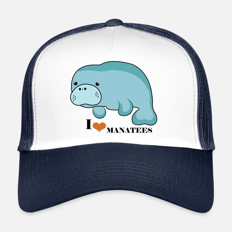 Manatee Love Trucker Cap