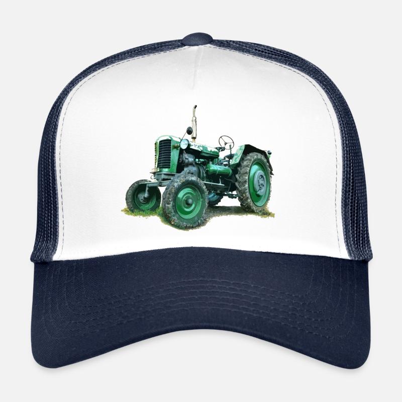 Vintage Green Tractor, Farmer T-Shirts, Clothes Trucker Cap