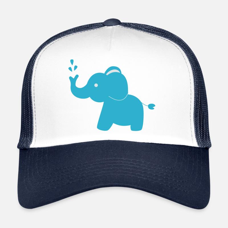Elefant blau Trucker Cap