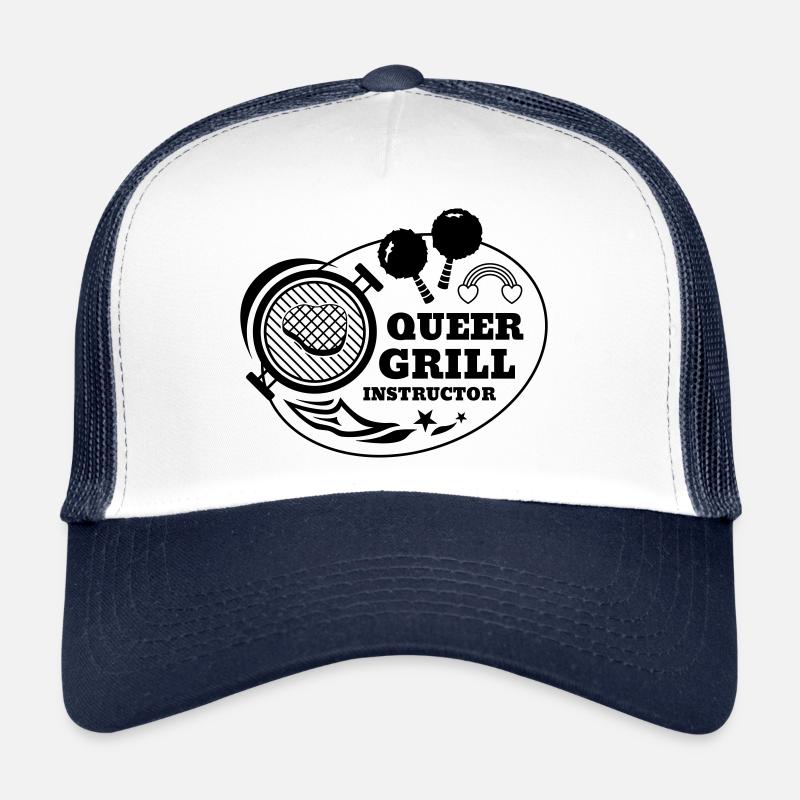 Queer Grill Instructor BBQ Gift Idea Trucker Cap