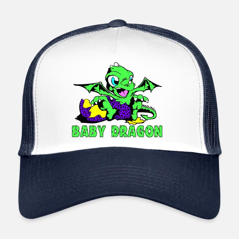 Baby Dragon einzigartige Kunst Trucker Cap