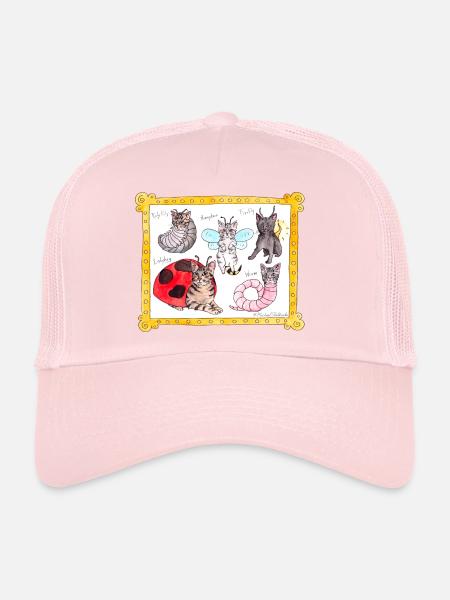 Beastie Babies - Trucker Cap - pale pink - Front