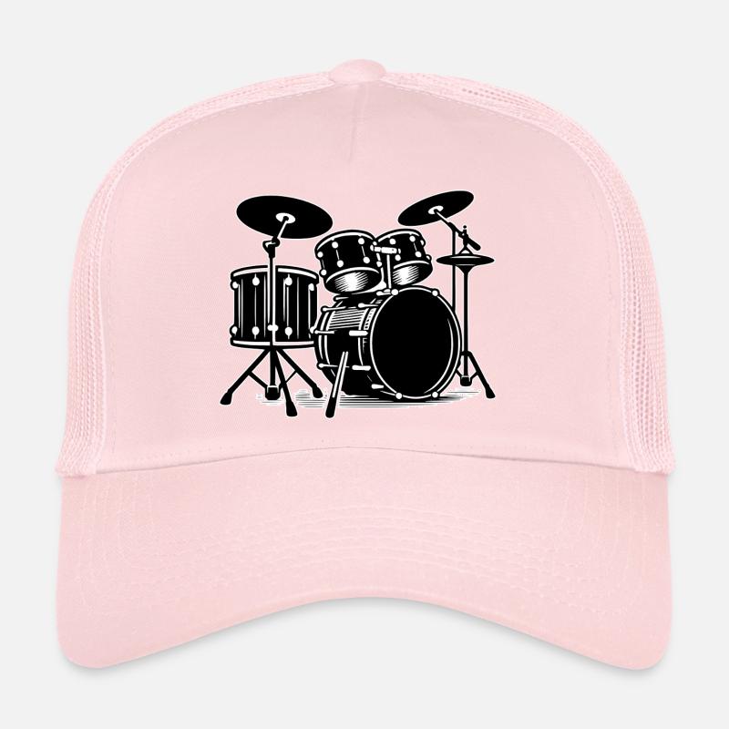 Drums Outline Trucker Cap
