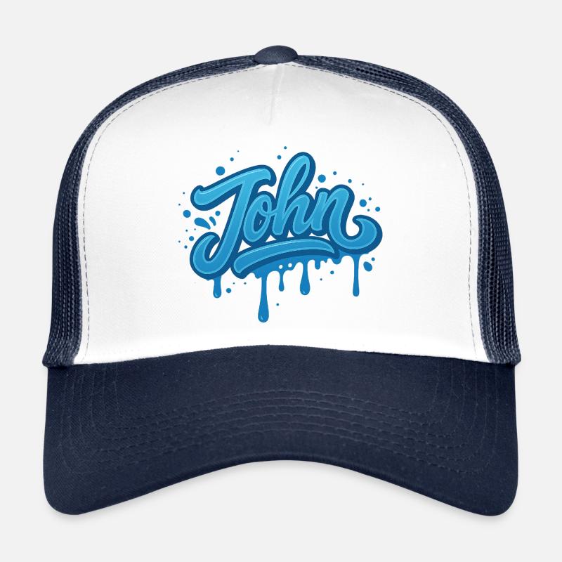 Graffiti JOHN Name Geschenk Ideal Druckbar auf t Trucker Cap