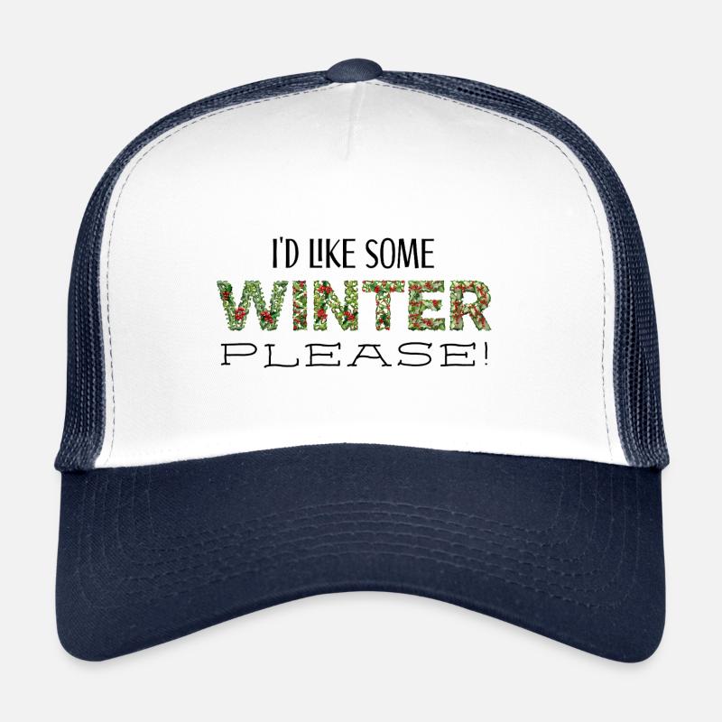 L’hiver s’il vous plaît SW Casquette trucker 
