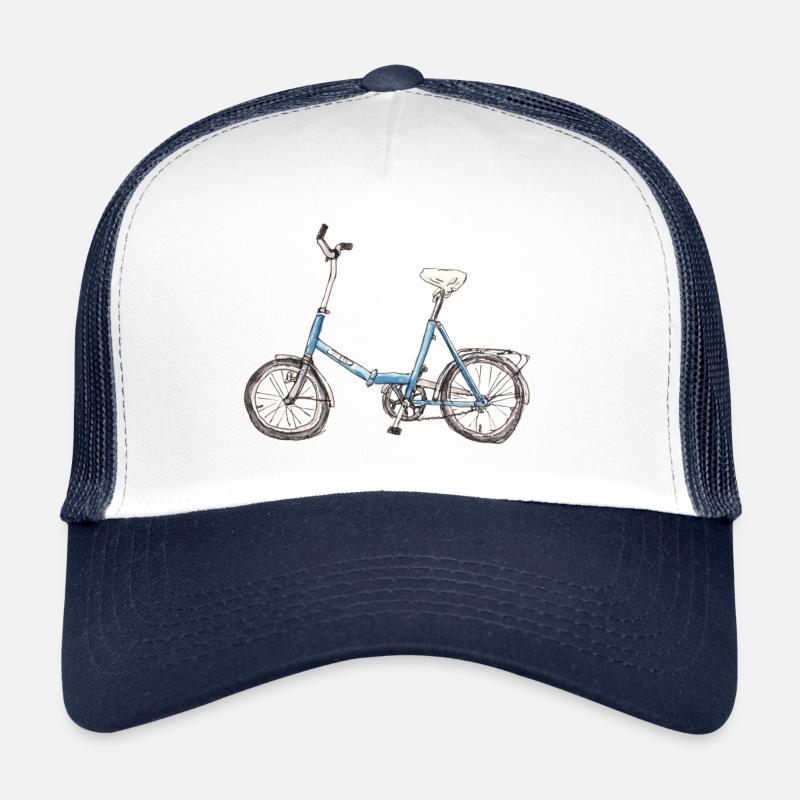 Folding bicycle Trucker Cap