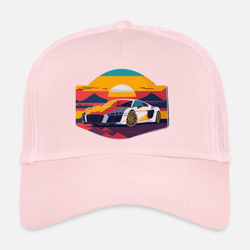 Speed Symphony: Super voiture colorée Casquette trucker 
