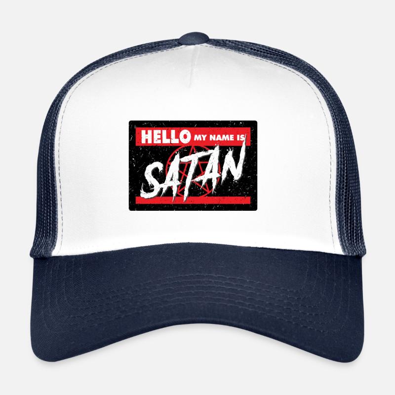 Bonjour mon nom est satan Casquette trucker 