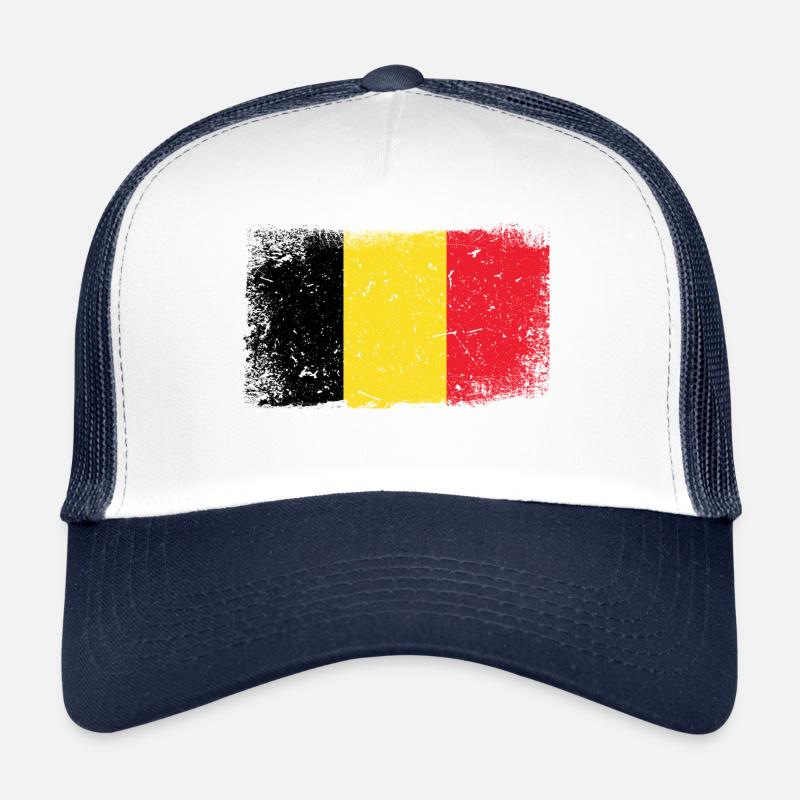 Belgique Drapeau Casquette trucker 